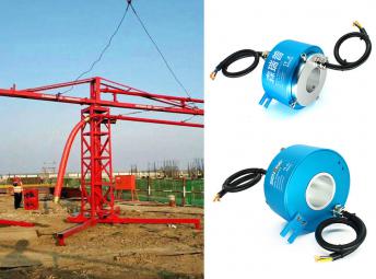 混凝土布料機(jī)使用滑環(huán)解決360度旋轉(zhuǎn)導(dǎo)電繞線的工作原理