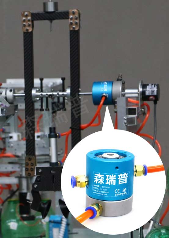 機器人大賽作品中使用森瑞普2路氣滑環(huán)