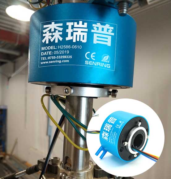 中空導電滑環(huán)安裝實例