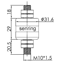 203101100203101100系列單路100A大電流滑環(huán) 系列滑環(huán)外形圖紙