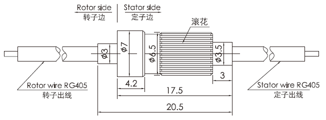 hf0103-07HF0103-07系列射頻旋轉(zhuǎn)關(guān)節(jié) 系列滑環(huán)外形圖紙