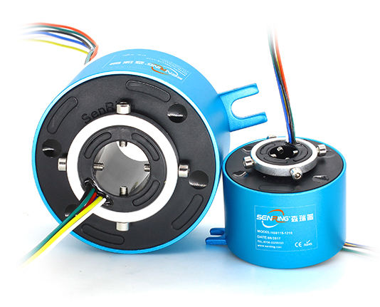 森瑞普H80158-0610過孔導(dǎo)電滑環(huán)實(shí)物結(jié)構(gòu)圖