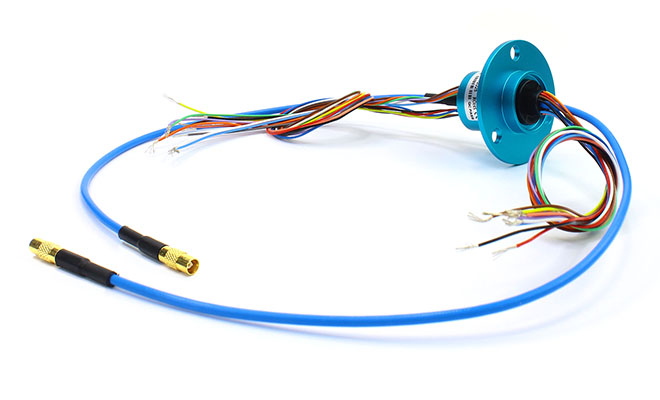 高清微波同軸射頻旋轉(zhuǎn)關(guān)節(jié)(高頻滑環(huán)/射頻滑環(huán)) image 4